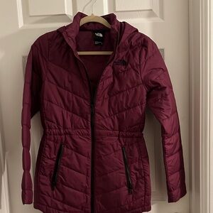 The North Face Women's Maroon Puffer Jacket